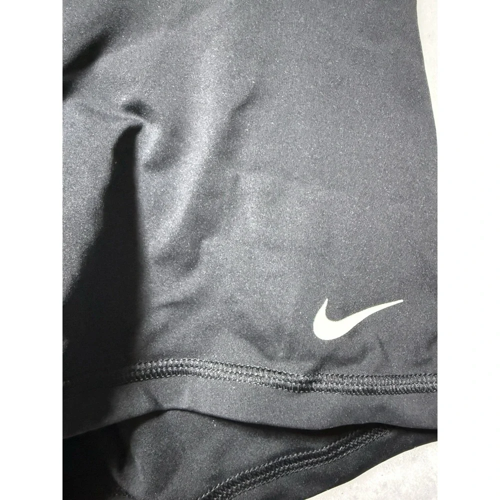 Nike Pro Women 3 Inch Training Shorts Black Neon Yellow CZ9857-013 Small